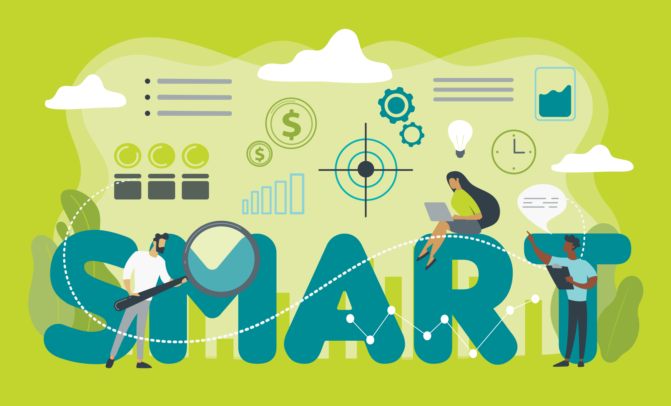 Setting SMART goals for your small staff association